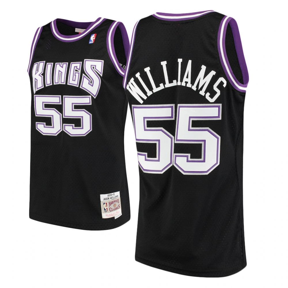 Sacramento Kings Jason Williams Black Throwback Jersey Sacramento Kings Jason Williams Black Throwback Jersey