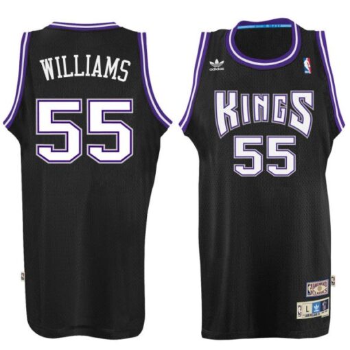 Sacramento Kings Jason Williams Black Vintage Jersey