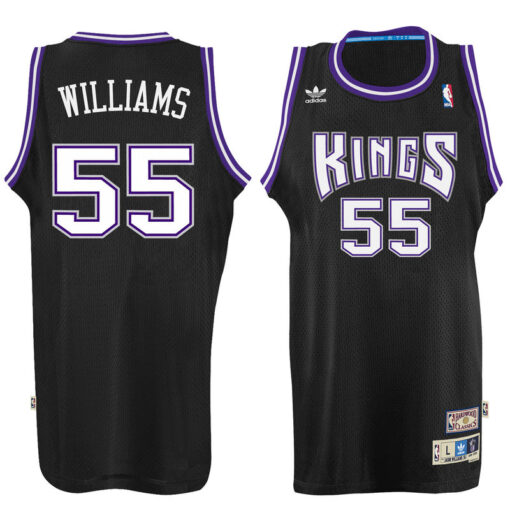 Sacramento Kings Jason Williams Black Vintage Jersey