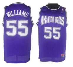 Sacramento Kings Jason Williams Purple Throwback Jersey