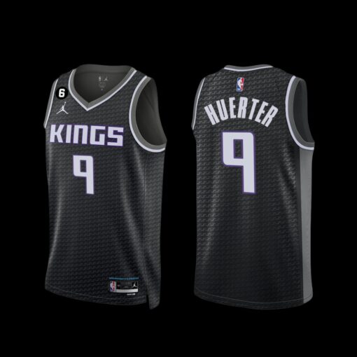 Sacramento Kings Kevin Huerter 2022-23 Statement Edition Jersey Black