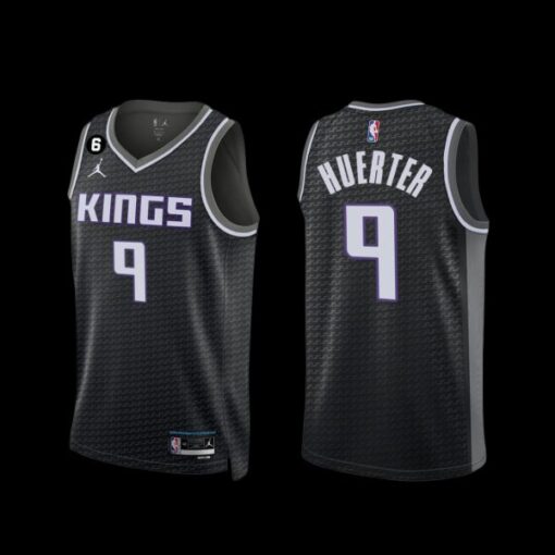 Sacramento Kings Kevin Huerter 2022-23 Statement Edition Jersey Black