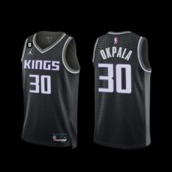Sacramento Kings KZ Okpala 2022-23 Statement Edition Jersey Black