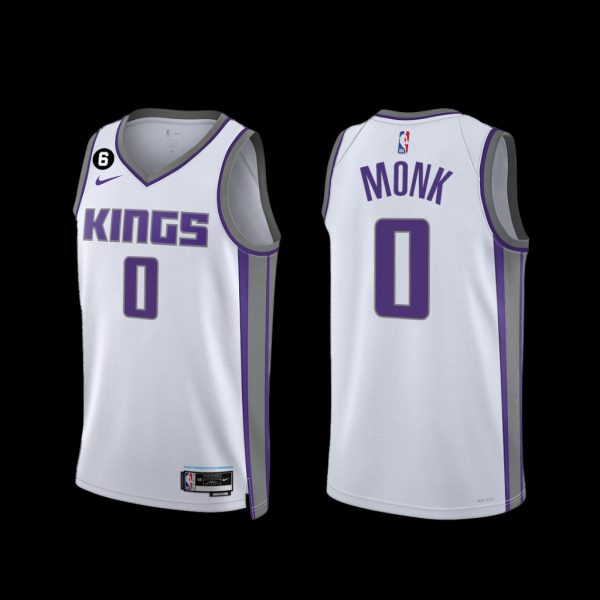 Sacramento Kings Malik Monk 2022-23 Association Edition Jersey White Sacramento Kings Malik Monk 2022-23 Association Edition Jersey White