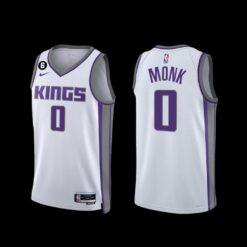 Sacramento Kings Malik Monk 2022-23 Association Edition Jersey White