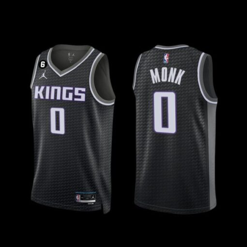 Sacramento Kings Malik Monk 2022-23 Statement Edition Jersey Black