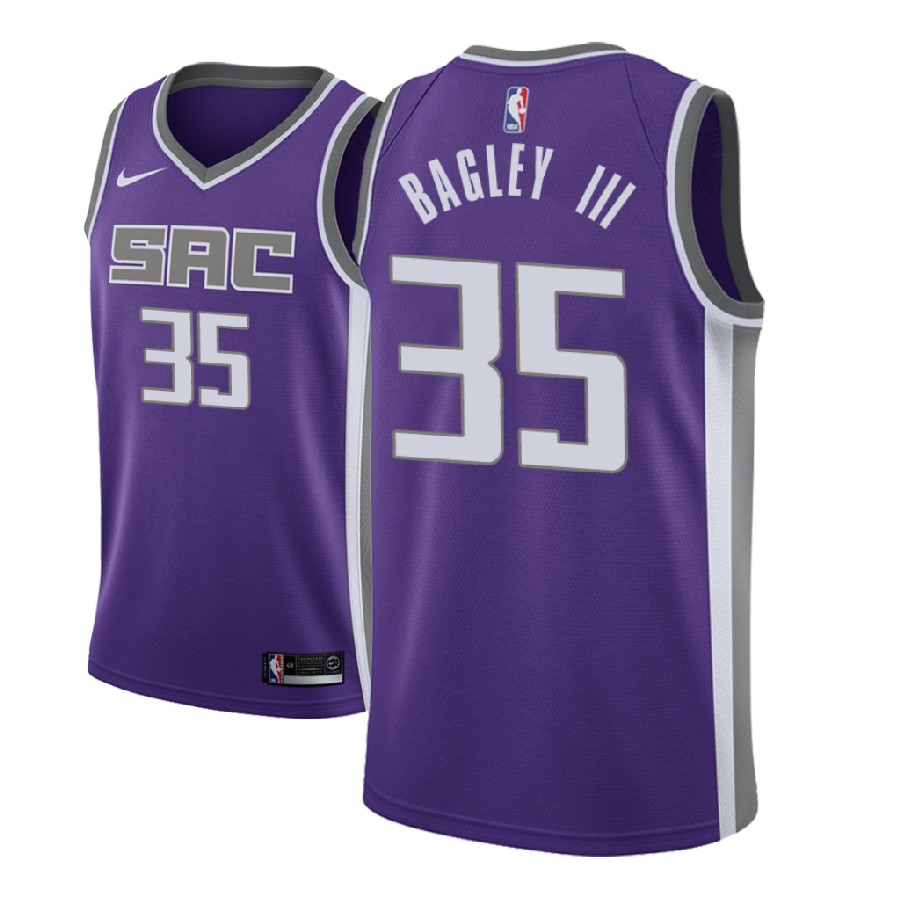 Sacramento Kings Marvin Bagley III Purple Icon Jersey Sacramento Kings Marvin Bagley III Purple Icon Jersey