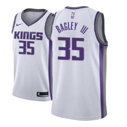 Sacramento Kings Marvin Bagley III White Association Jersey