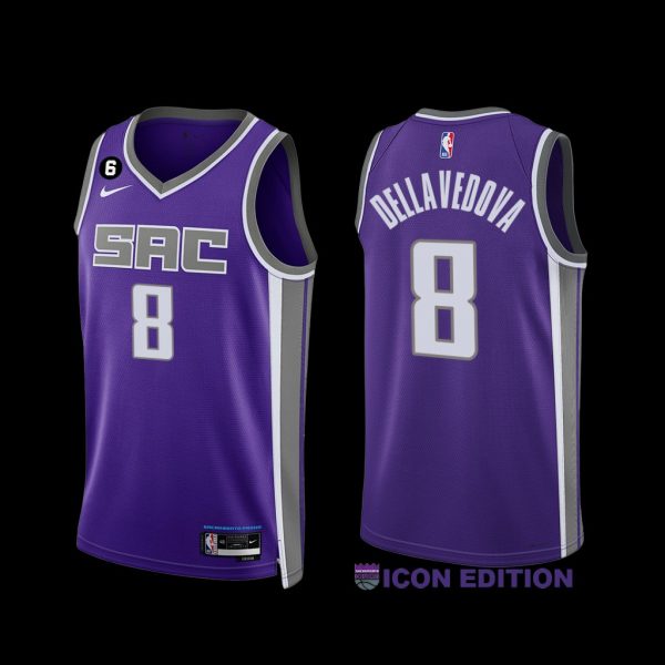 Sacramento Kings Matthew Dellavedova 2022-23 Icon Edition Jersey Purple Sacramento Kings Matthew Dellavedova 2022-23 Icon Edition Jersey Purple