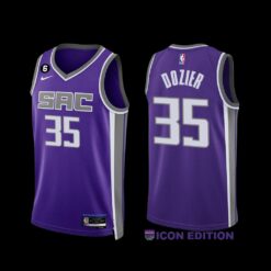 Sacramento Kings P.J. Dozier 2022-23 Icon Edition Jersey Purple