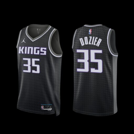 Sacramento Kings P.J. Dozier 2022-23 Statement Edition Jersey Black
