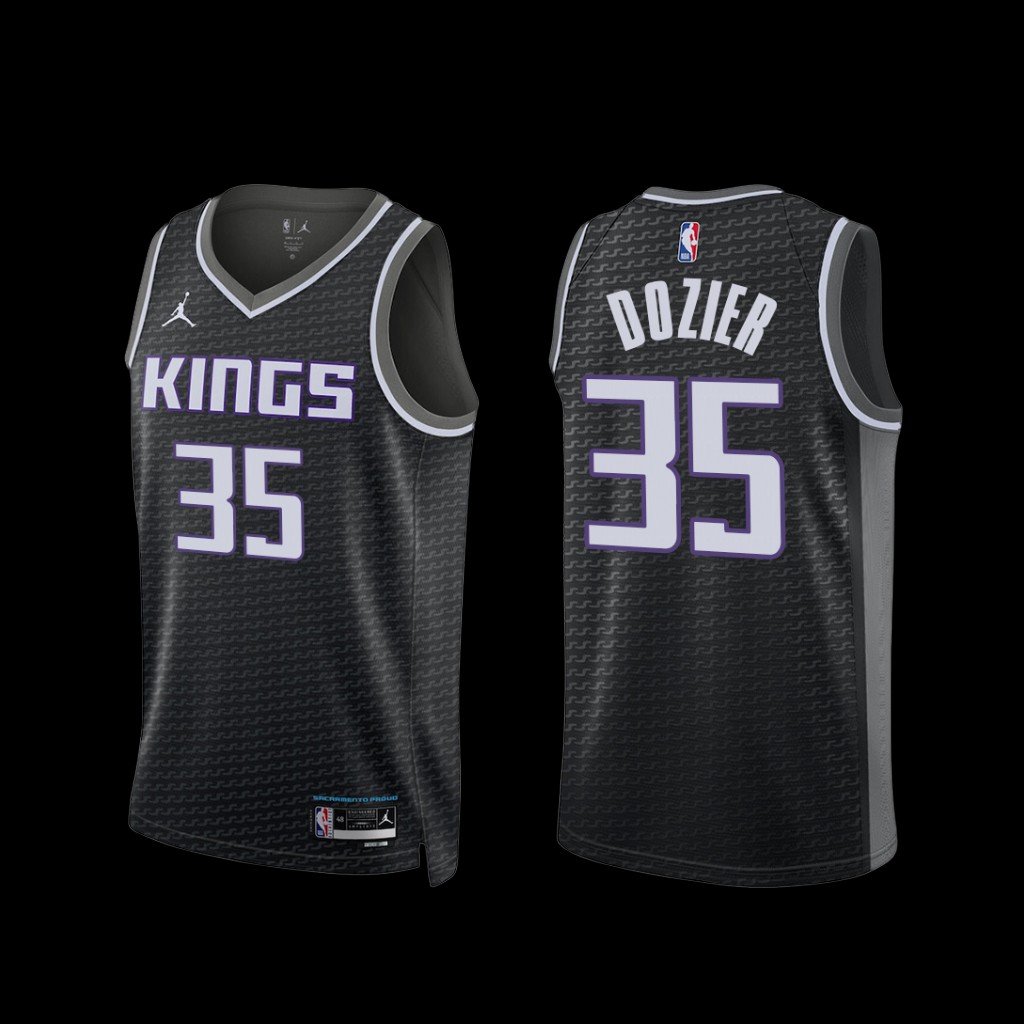 Sacramento Kings P.J. Dozier 2022-23 Statement Edition Jersey Black Sacramento Kings P.J. Dozier 2022-23 Statement Edition Jersey Black
