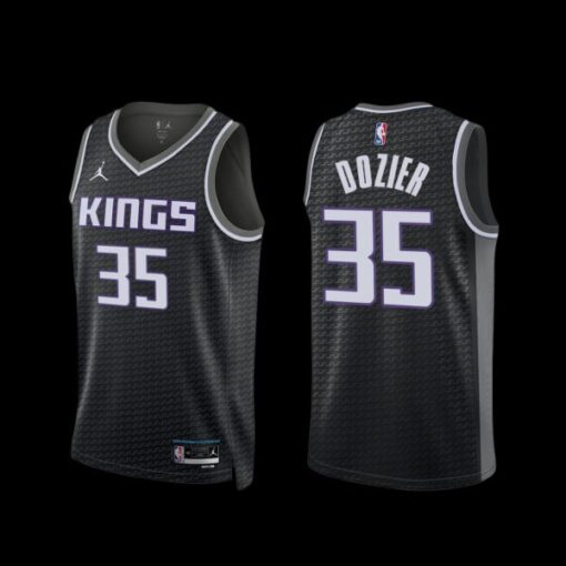 Sacramento Kings P.J. Dozier 2022-23 Statement Edition Jersey Black