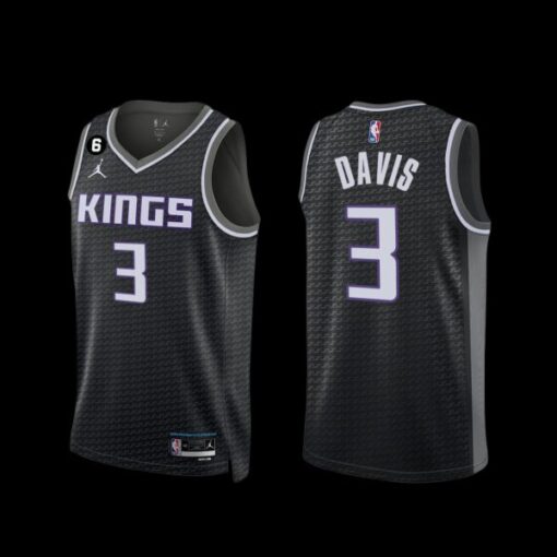 Sacramento Kings Terence Davis 2022-23 Statement Edition Jersey Black