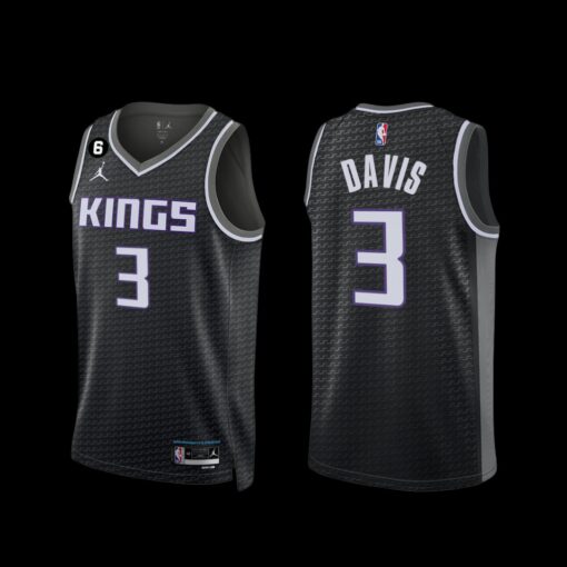 Sacramento Kings Terence Davis 2022-23 Statement Edition Jersey Black