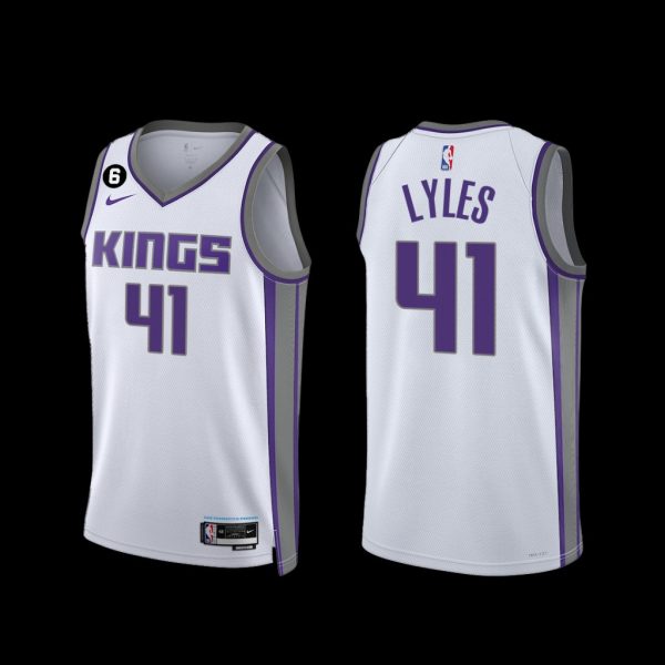 Sacramento Kings Trey Lyles 2022-23 Association Edition Jersey White Sacramento Kings Trey Lyles 2022-23 Association Edition Jersey White