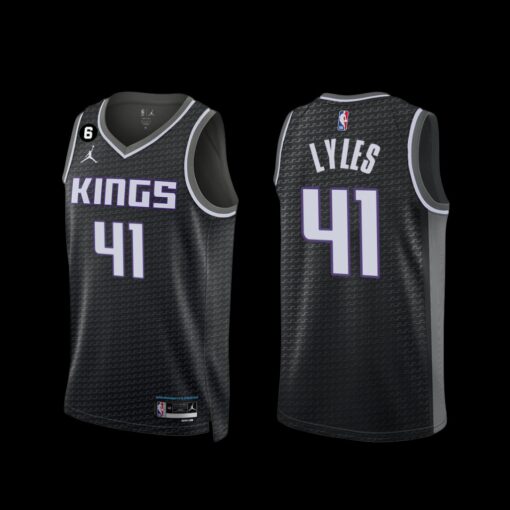 Sacramento Kings Trey Lyles 2022-23 Statement Edition Jersey Black