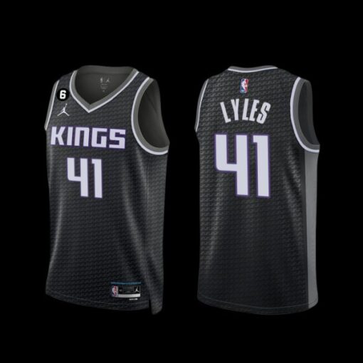 Sacramento Kings Trey Lyles 2022-23 Statement Edition Jersey Black