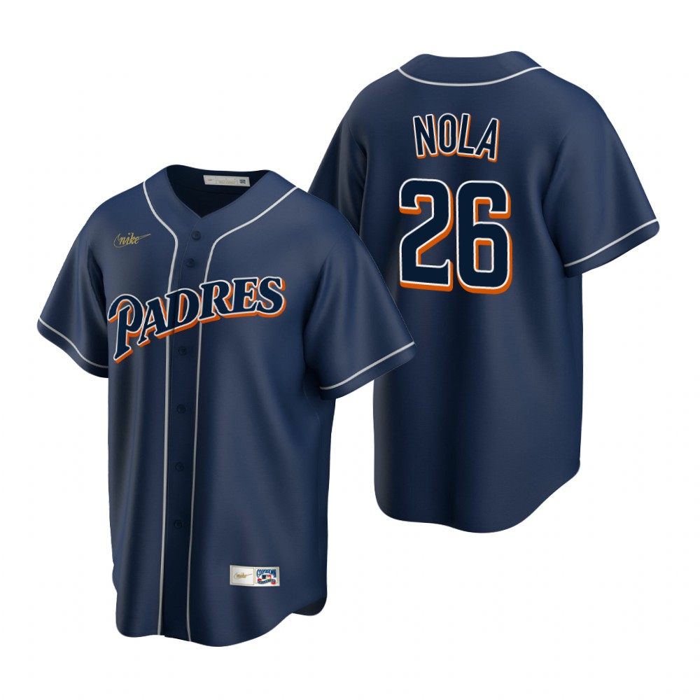 San Diego Padres Austin Nola Navy Cooperstown Collection Jersey San Diego Padres Austin Nola Navy Cooperstown Collection Jersey