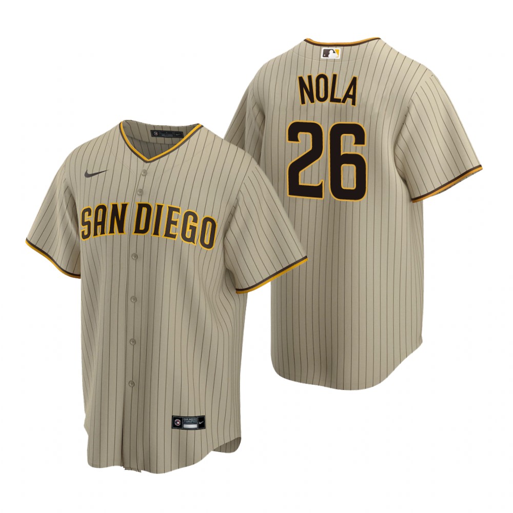 San Diego Padres Austin Nola Tan Alternate Replica Jersey San Diego Padres Austin Nola Tan Alternate Replica Jersey