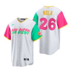 San Diego Padres Austin Nola White 2022 City Connect Replica Jersey