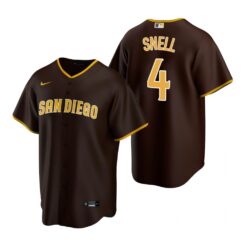 San Diego Padres Blake Snell Brown Road Replica Jersey