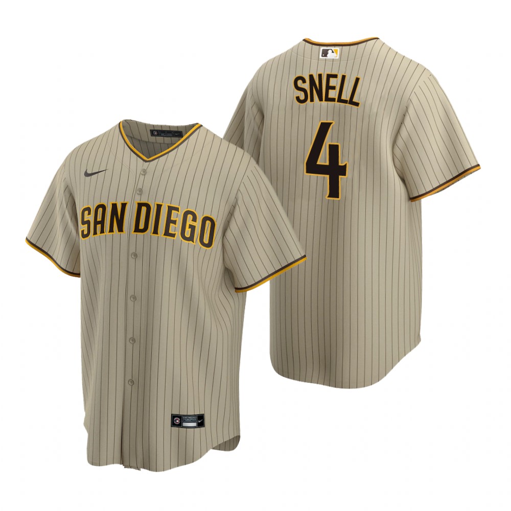 San Diego Padres Blake Snell Tan Alternate Replica Jersey San Diego Padres Blake Snell Tan Alternate Replica Jersey