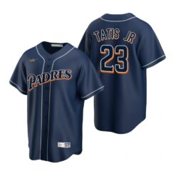 San Diego Padres Fernando Tatis Jr Navy Cooperstown Jersey