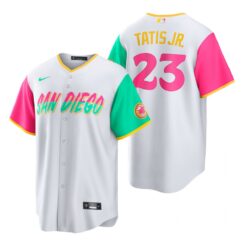 San Diego Padres Fernando Tatis Jr. White 2022 City Connect Replica Jersey