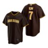 San Diego Padres Ha-Seong Kim Black White Fashion Replica Jersey