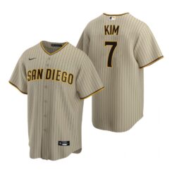 San Diego Padres Ha-Seong Kim Tan Alternate Replica Jersey