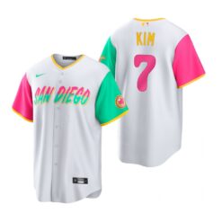 San Diego Padres Ha-Seong Kim White 2022 City Connect Replica Jersey