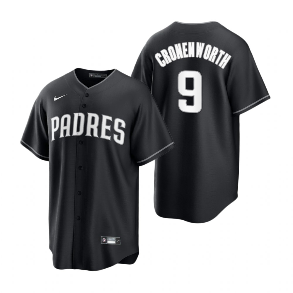 San Diego Padres Jake Cronenworth Black White Fashion Replica Jersey San Diego Padres Jake Cronenworth Black White Fashion Replica Jersey