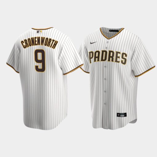 San Diego Padres Jake Cronenworth White Brown Home Replica Jersey