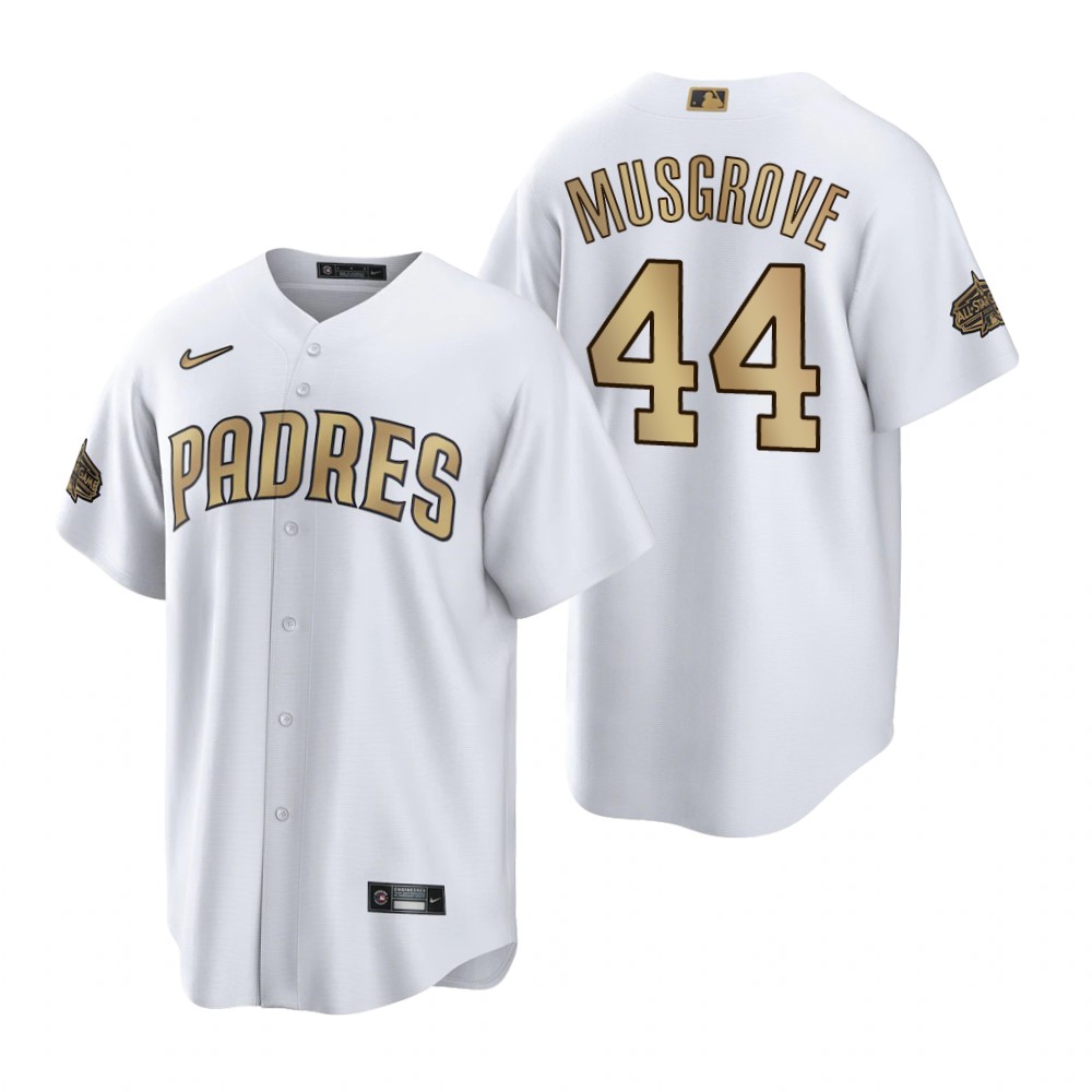 San Diego Padres Joe Musgrove White 2022 All-Star Game Replica Jersey San Diego Padres Joe Musgrove White 2022 All-Star Game Replica Jersey