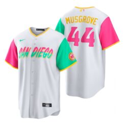San Diego Padres Joe Musgrove White 2022 City Connect Replica Jersey
