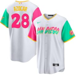 San Diego Padres Jose Azocar White 2022 City Connect Replica Jersey