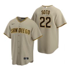 San Diego Padres Juan Soto Tan Brown Alternate Replica Jersey