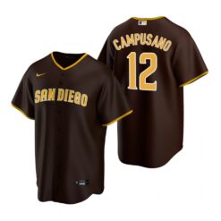 San Diego Padres Luis Campusano Brown Road Replica Jersey