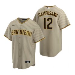 San Diego Padres Luis Campusano Tan Alternate Replica Jersey