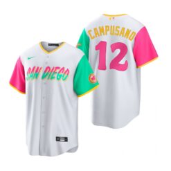 San Diego Padres Luis Campusano White 2022 City Connect Replica Jersey