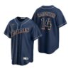 San Diego Padres Manny Machado White Brown Replica Home Jersey