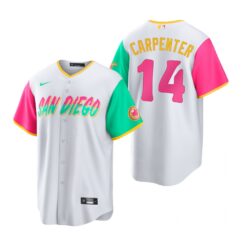 San Diego Padres Matt Carpenter White 2022 City Connect Replica Jersey