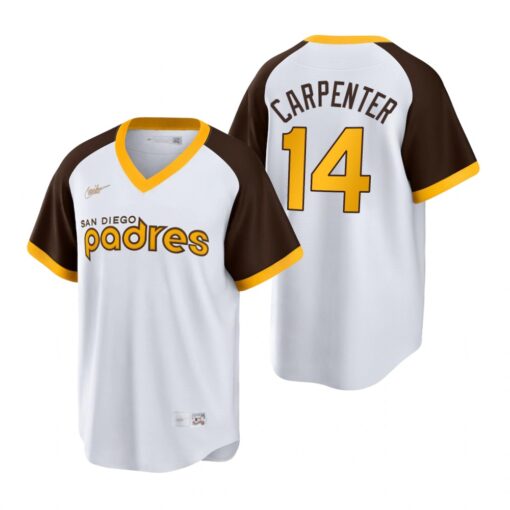 San Diego Padres Matt Carpenter White Cooperstown Collection Jersey