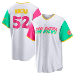 San Diego Padres Michael Wacha White 2022 City Connect Replica Jersey