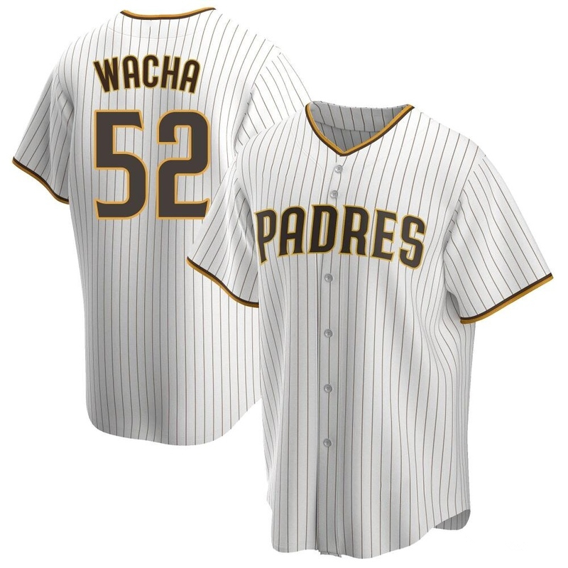 San Diego Padres Michael Wacha White Brown Home Replica Jersey San Diego Padres Michael Wacha White Brown Home Replica Jersey