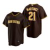 San Diego Padres Nick Martinez White Brown Home Replica Jersey