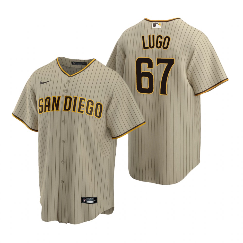 San Diego Padres Seth Lugo Tan Alternate Replica Jersey San Diego Padres Seth Lugo Tan Alternate Replica Jersey