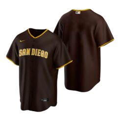 San Diego Padres Team Brown Replica Road Jersey