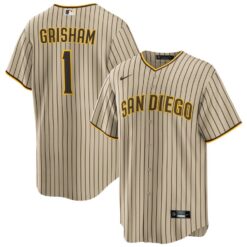 San Diego Padres Trent Grisham Tan Alternate Replica Jersey